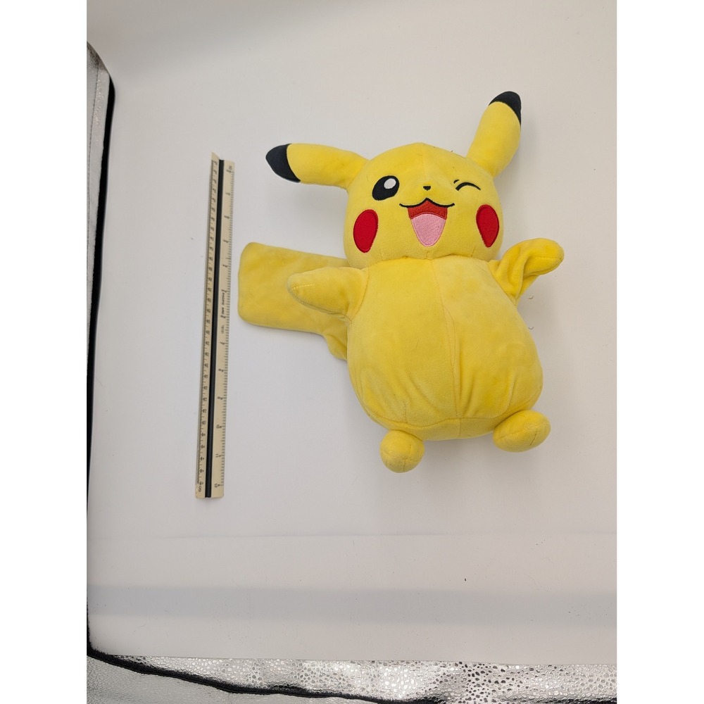 Pokemon‎ Pikachu Plush Winking Face Yellow Stuffed Animal Toy 11 Inch